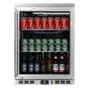 KingsBottle 24 Inch Under Counter Beer Cooler Drinks Stainless Steel