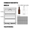 KingsBottle 24 Inch Under Counter Beer Cooler Drinks Stainless Steel