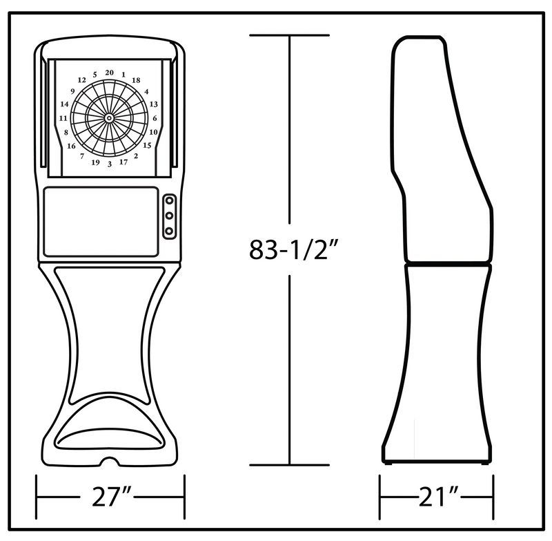 Spider 360 2000 Series Electronic Dartboard Machine